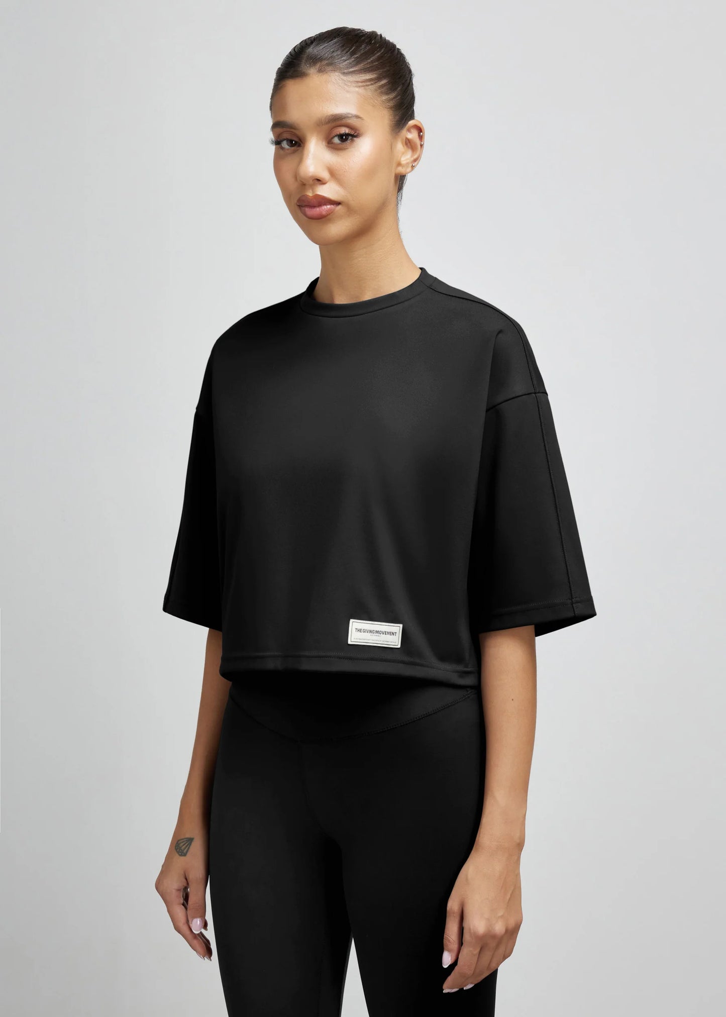 Boxy Light Softskin100© T-Shirt - Black