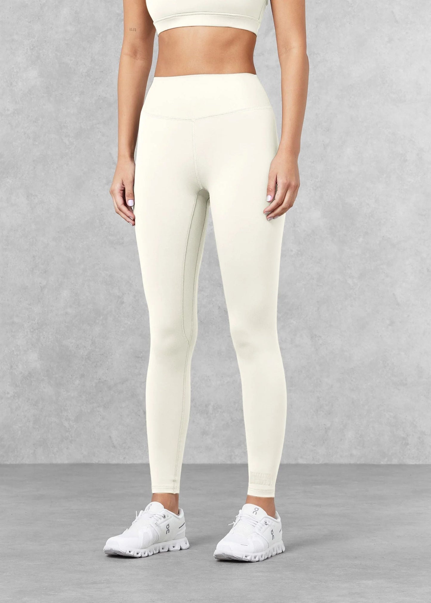 27 inch High Rise Legging - Off white