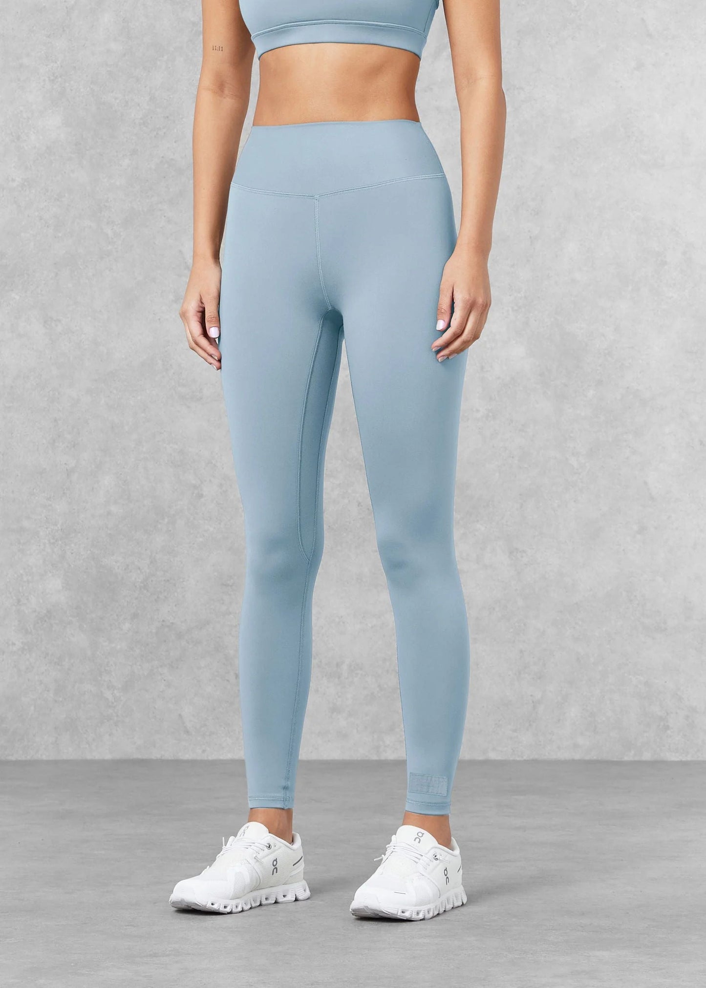 27 inch High Rise Legging - Powder blue