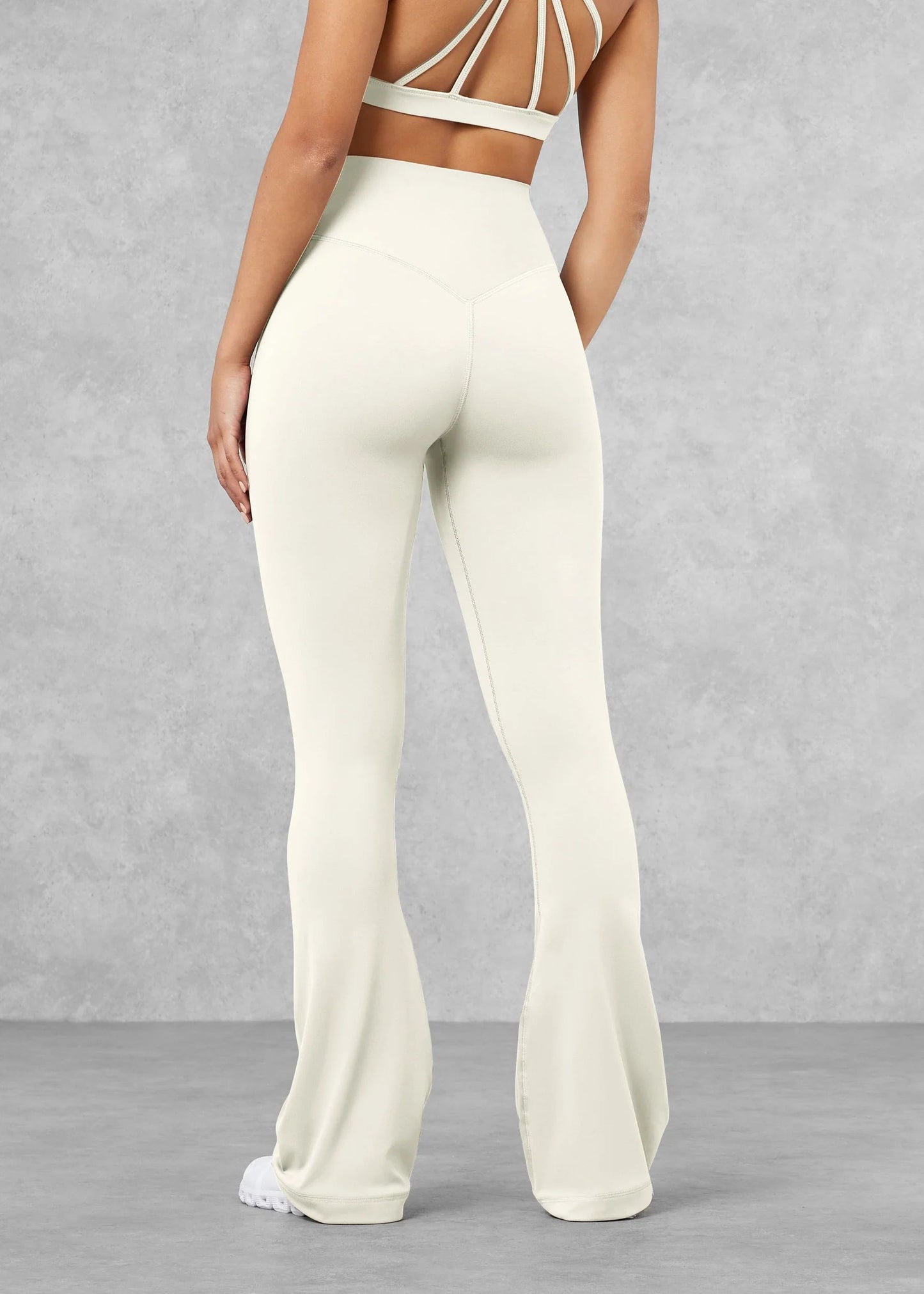 Flared Leggings- OffWhite