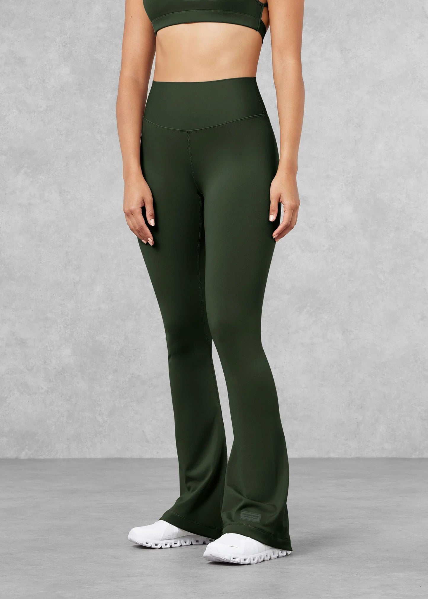 Flared Leggings- Khaki